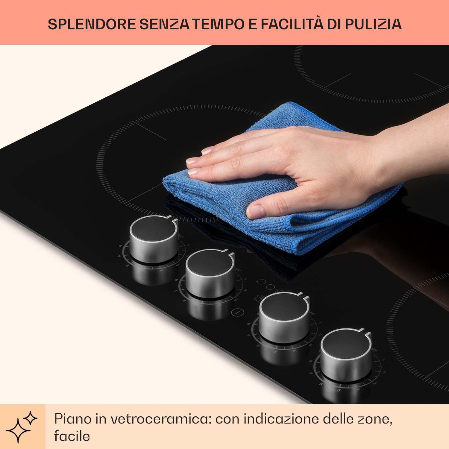Klarstein Piano Cottura Elettrico Vetroceramica, Piano Cottura Elettrico 4 Fuochi Moderno, Piano Cottura Elettrico 4 Piastre 6000W Integrato, Piano Cottura Vetroceramica Elettrico Touch con Timer : Amazon.it: Grandi elettrodomestici Klarstein Piano Cottura Elettrico Vetroceramica, Piano Cottura Elettrico 4 Fuochi Moderno, Piano Cottura Elettrico 4 Piastre 6000W Integrato, Piano Cottura Vetroceramica Elettrico Touch con Timer : Amazon.it: Grandi elettrodomestici