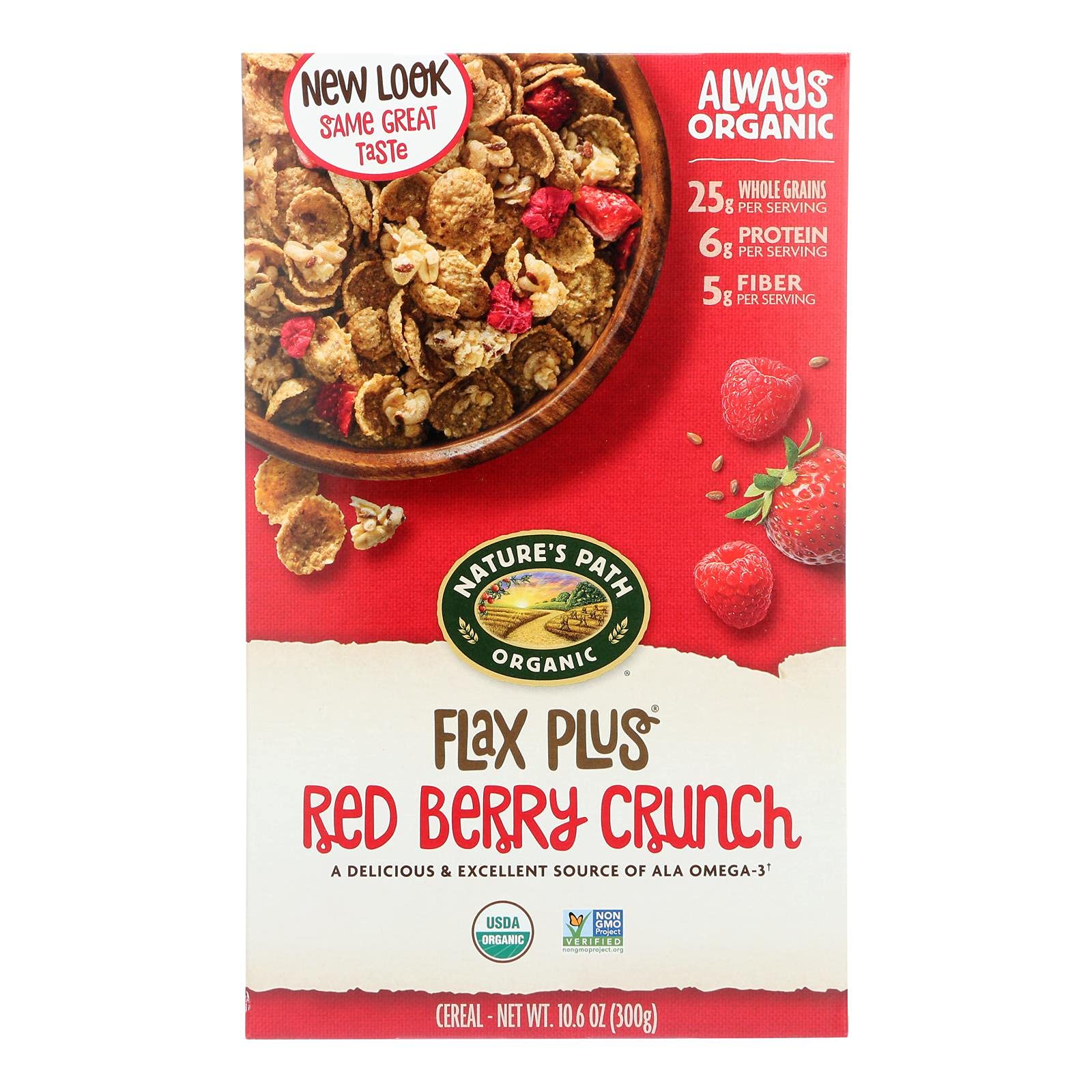 Natures Path Cereal Flax Plus Redbry C3