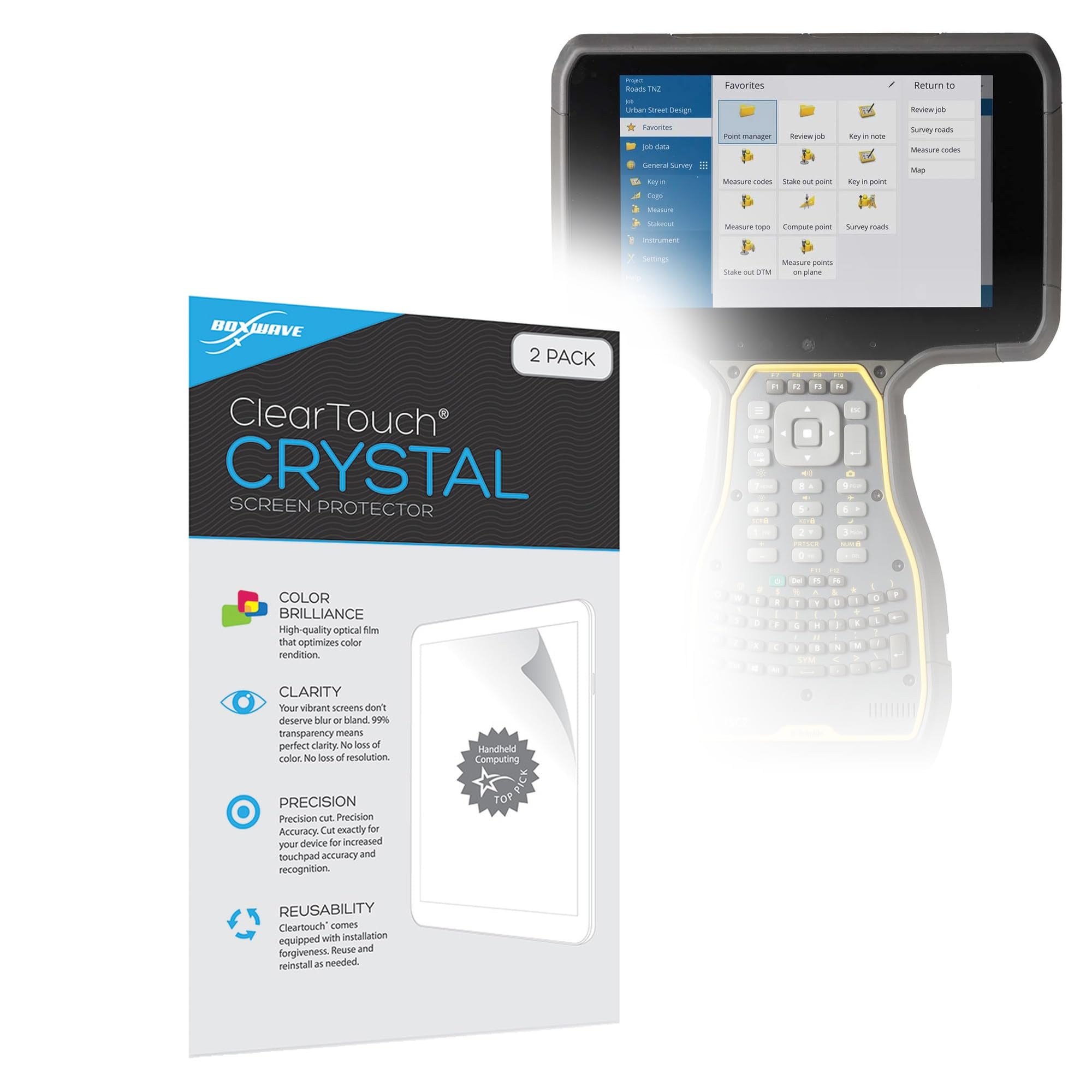 Amazon.com: BoxWave Screen Protector Compatible with Trimble TSC7