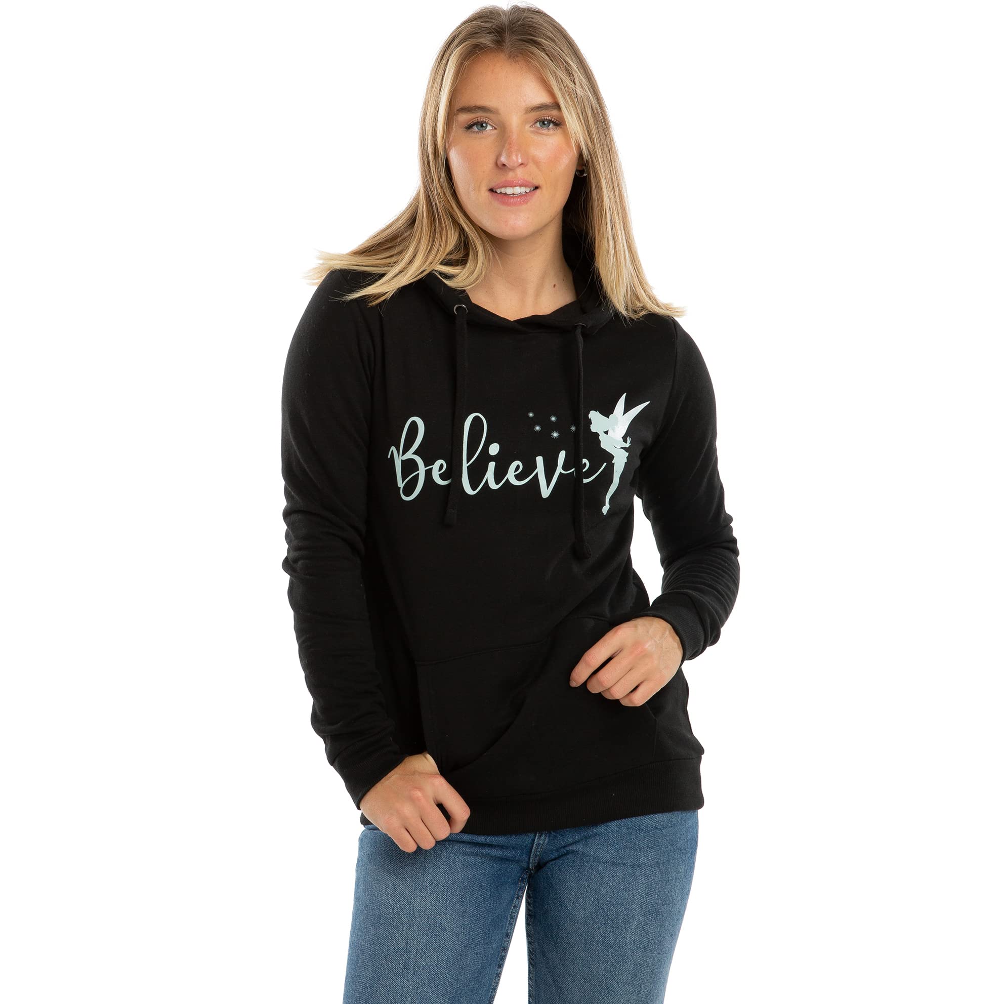 Cotton SoulTinkerbell Disney - Believe In Fairies - Ladies Pullover Hoodie