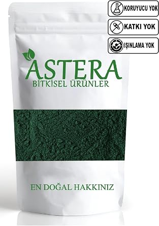 ASTERA 250 Gr Saf Spirulina Toz YENİLEBİLİR - ( Yosun Tozu )