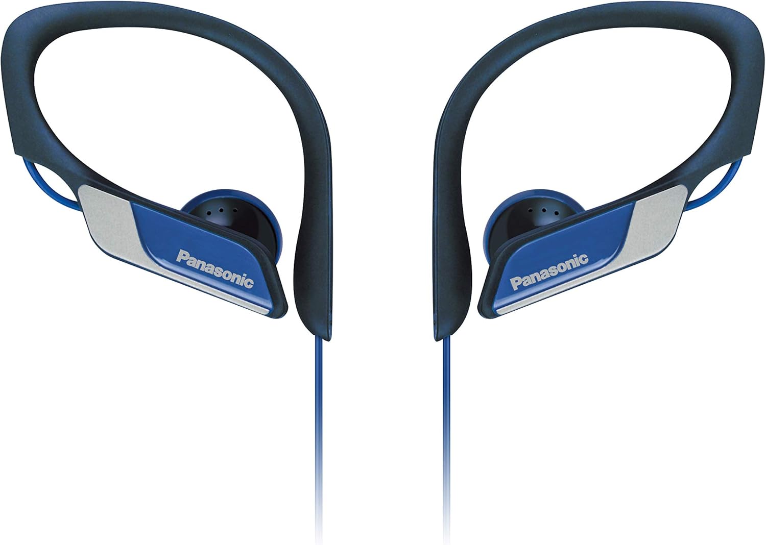 Panasonic RP-HS34E-A Auriculares de clip, 3.5 mm, negro y azul (Versión Importada)
