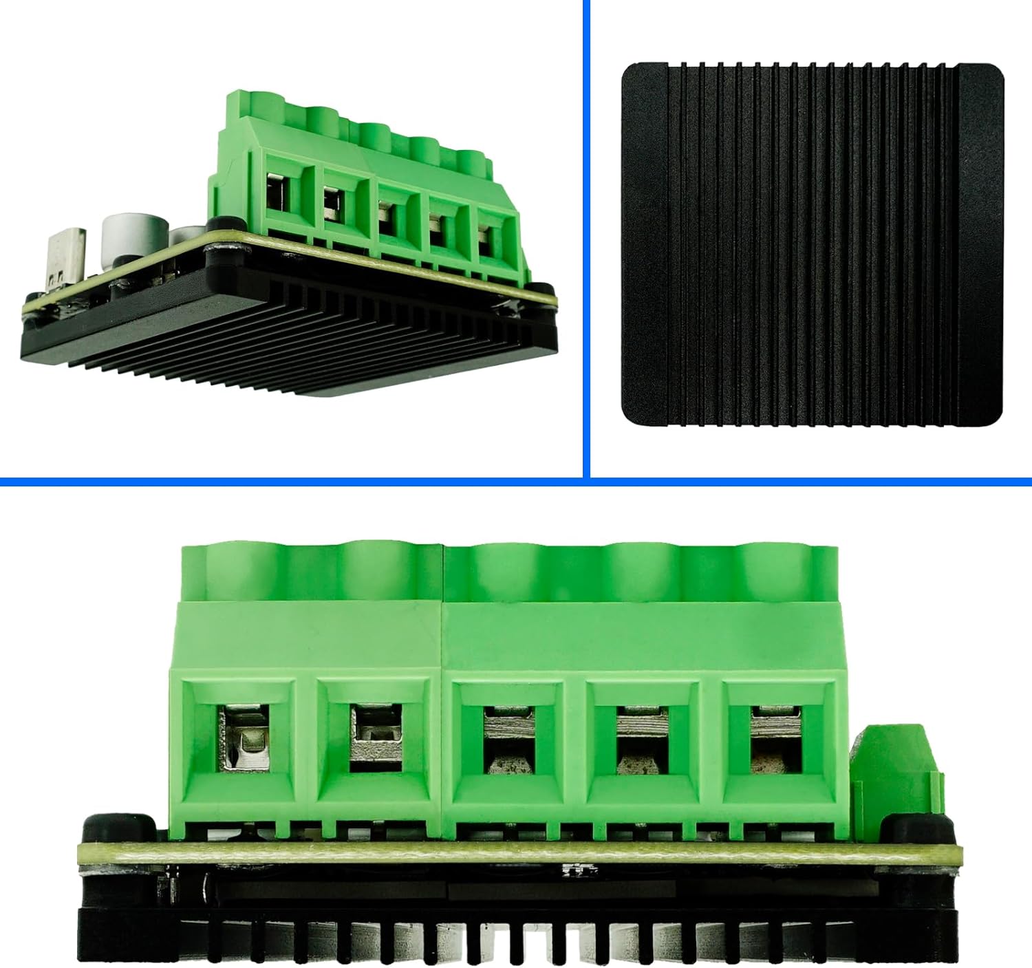 ODESC V4.2 Brushless Servo Motor Controller Driver Board, Software Configuration Compatible with Odrivetool, FOC, BLDC - 24V