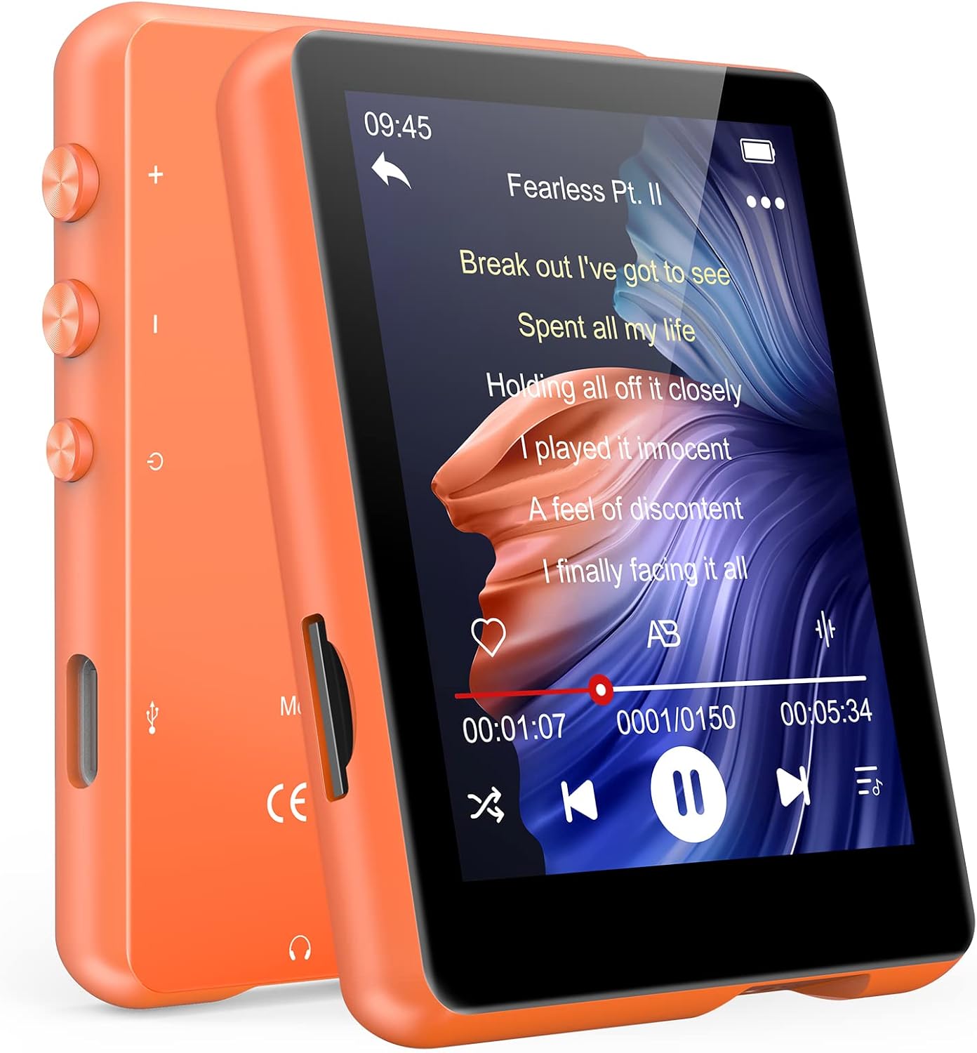 32GB MP3 Players Bluetooth 5.0, MECHEN 2.4 Inch Full Touch Screen HiFi