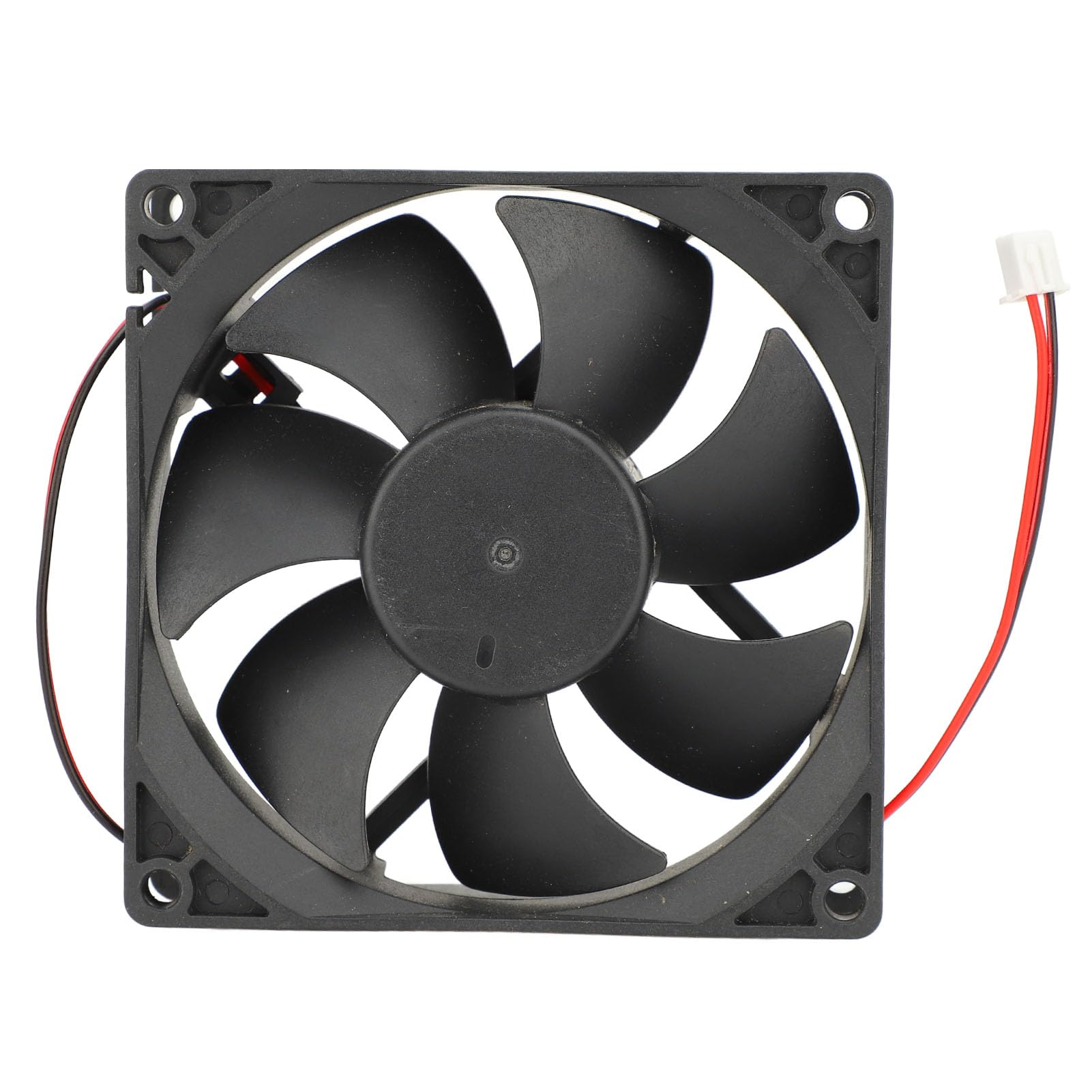 Ventilateur de refroidissement à double roulement à billes 12 V CC 92 mm x 92 mm, avec connecteur à 2 broches, 3 000 tr/min haute vitesse, débit d'air de 52,8 CFM, pour