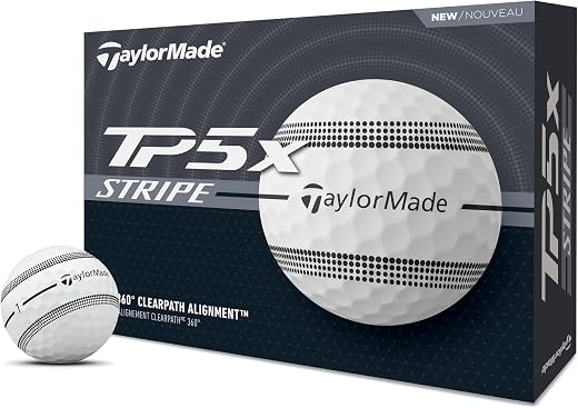 TaylorMade TP5X Stripe Golf Balls