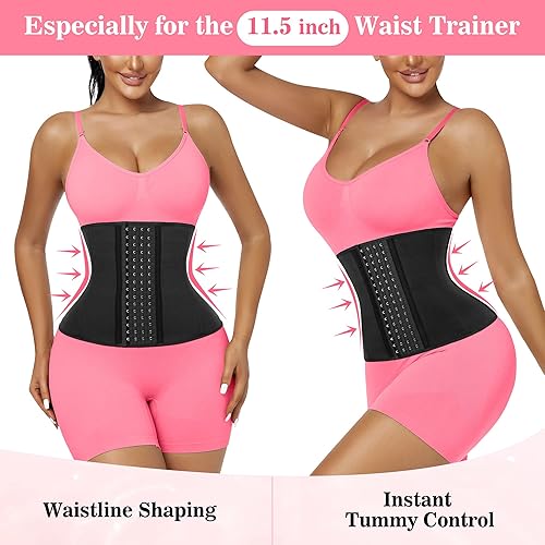 Miniatura 2 de Entrenador corto de cintura para mujer, grasa del vientre inferior, fajas de entrenamiento, corsé de cintura colombianas