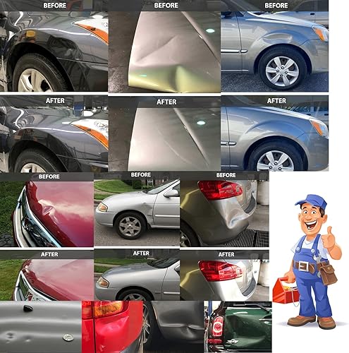 Miniatura 3 de AUTOPDR - Kits de reparación de abolladuras sin pintura, 100 piezas, herramientas de eliminación de abolladuras para automóvil, vienen con 4 tipos