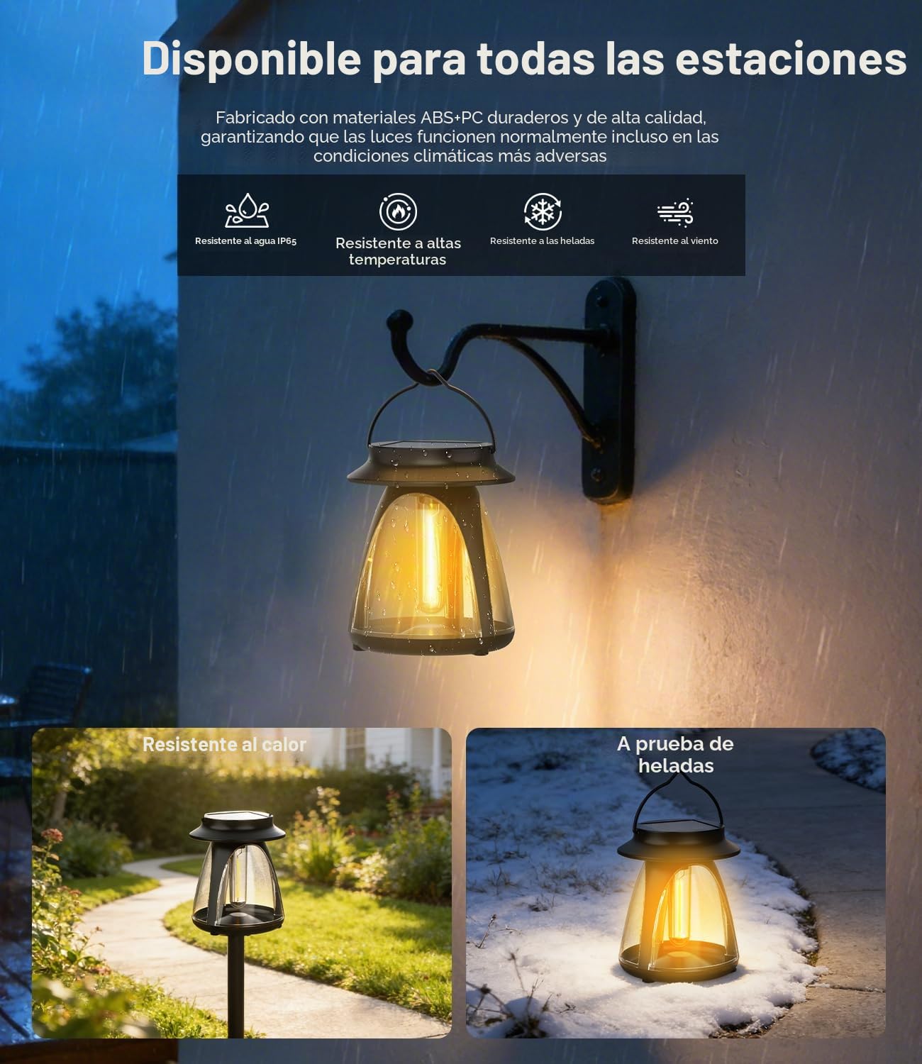 Luces Solares Exterior Suelo 2 Piezas, Luces Tradicionales de Tungsteno Blanco Cálido de 2700K, IP65 Impermeable Luz Solar Exterior Jardin para Patio, Calzada, Césped, Camino, Terraza