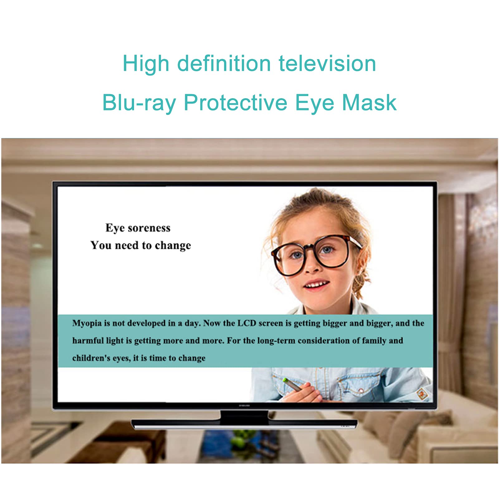32-75 Zoll Anti-Blaulicht-TV-Bildschirmschutz, Anti-Baby-Myopie Augenschutz Ultraklarer Filterfilm Matte Folie FüR Den Kratzfesten Bildschirm FüR LCD-LED-OLED,40in(886×498mm)