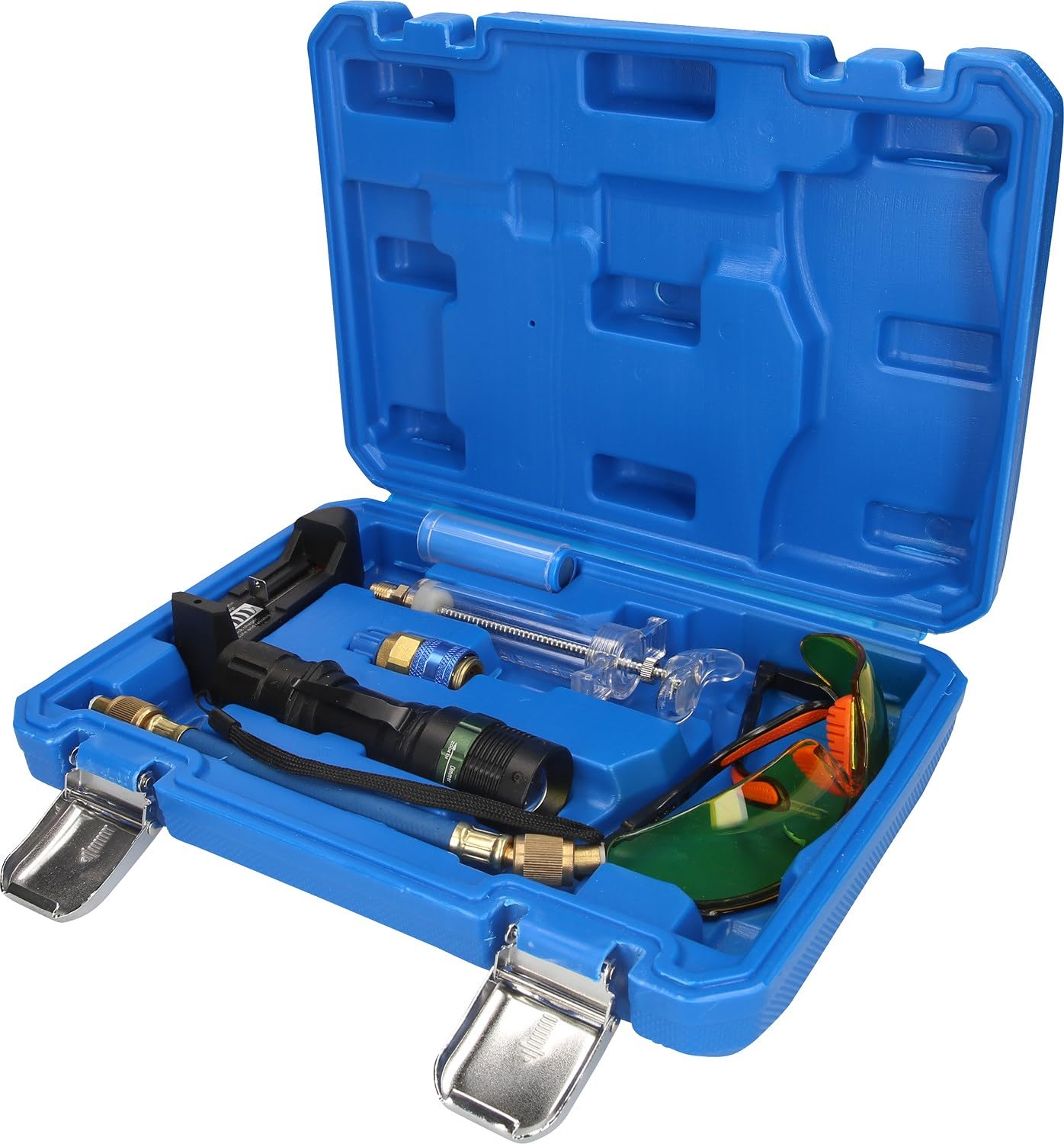 BRILLIANT TOOLS BT611020 UV-Lecksuch-Taschenlampensatz | 8-TLG. [Powered by KS Tools]