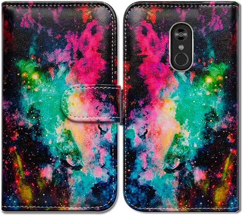 Miniatura 22 de Funda para LG Stylo 4/LG Stylo 4 Plus, Retro American Flag Flip Case Funda de cuero con ranura para tarjeta de crédito Soporte para tarjeta de Retro