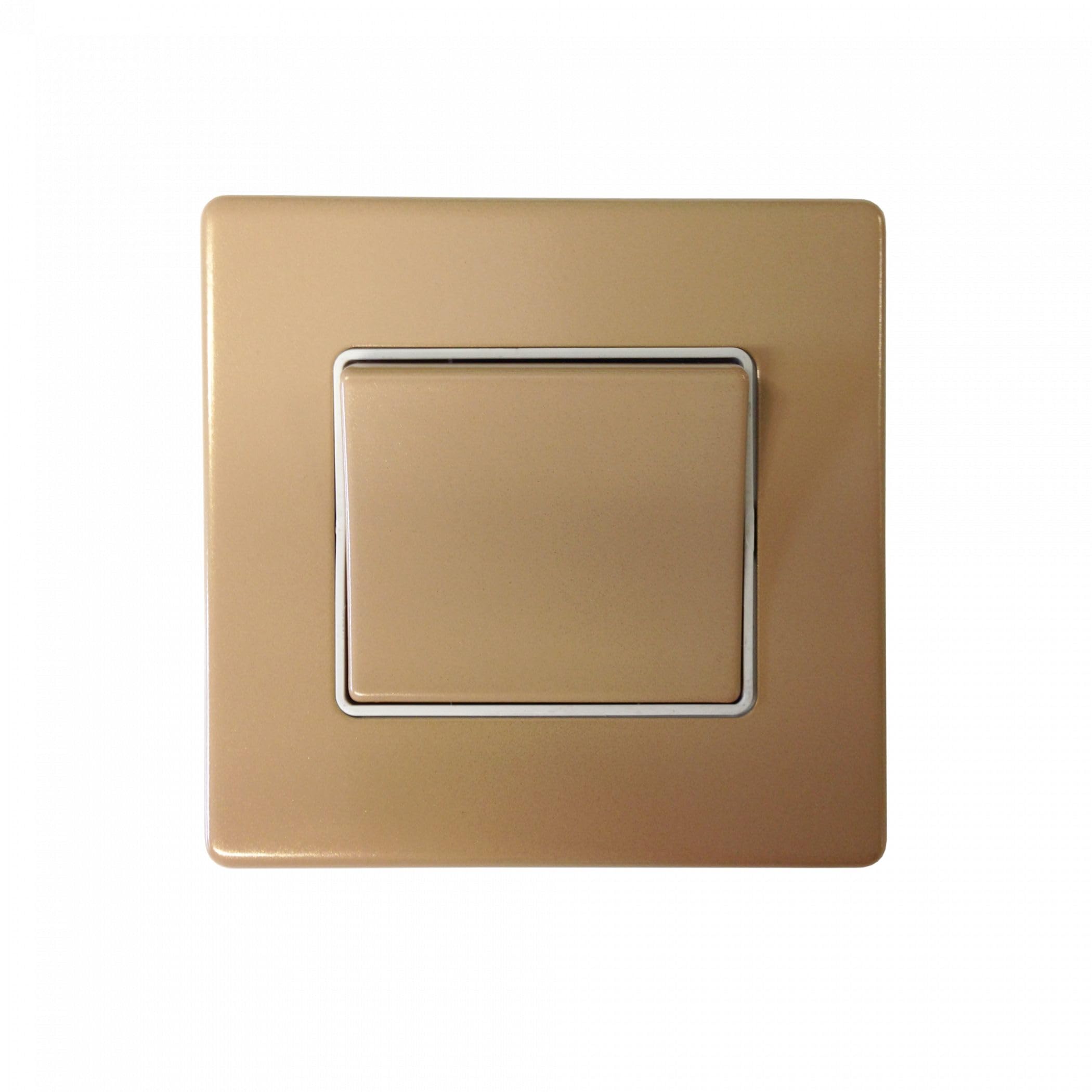MK K23473 CHM W Aspect 1G 20A SP 2 Way 50 x 44mm, Champagne