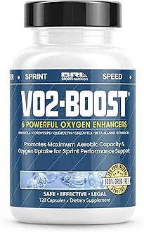 VO2-Boost Natural Endurance and Oxygen Supplement to Help VO2 max w/Rhodiola Rosea, B12, and Alpha Lipoic Acid (120 Capsules) (30 Day Supply)