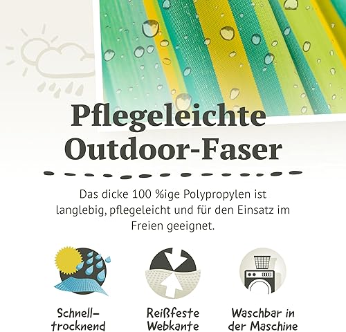 Vista 172 de La Siesta Brisa - Hamaca resistente a la intemperie, Vainilla