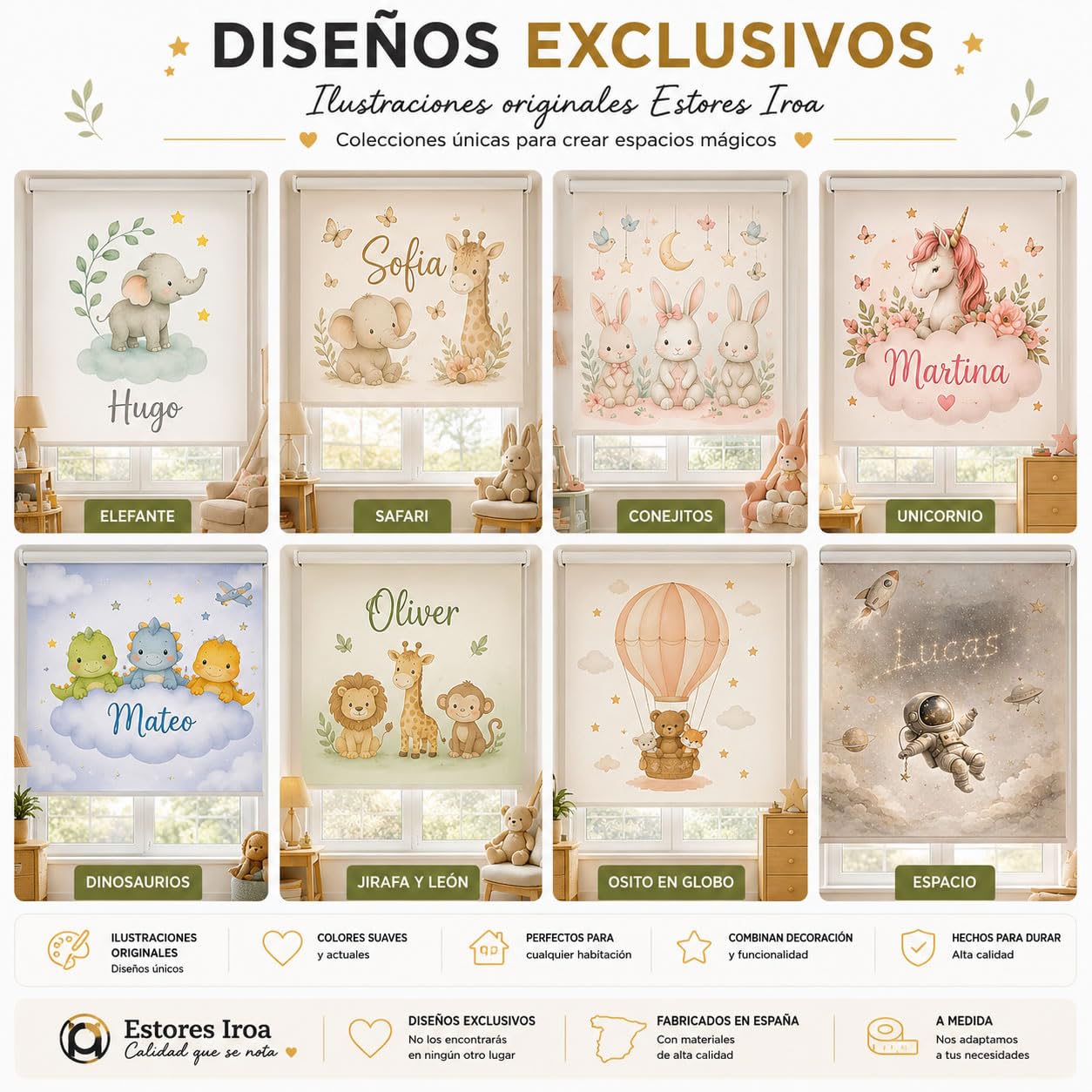 Estores Iroa – Estor Enrollable Juvenil Gamer para Habitación de Adolescente – Tejido Translúcido Impreso, Fabricado Bajo Pedido en España, Incluye Mecanismo y Soportes – Gamer 05 (100x170)