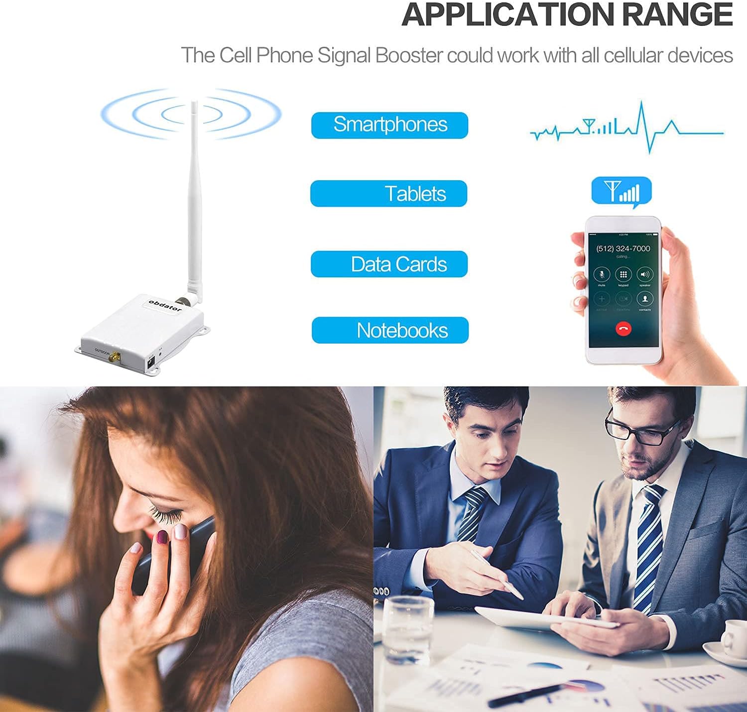 Prоduсt Dеаl AT&T Cell Phone Signal Booster 4G LTE 5G Cell Booster Band 12/17 US Cellular Mobile Signal Booster ATT Cell Phone Booster AT&T Cell Signal Amplifier for Home