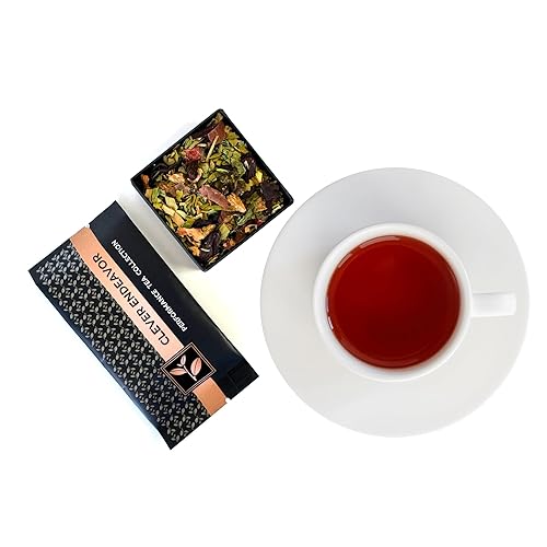 Miniatura 2 de Pure And Easy Tea, Caja de regalo de muestra de té premium y taza con infusor de té, Tea Lovers Dream, colección de té de 30 unidades hace 60 tazas
