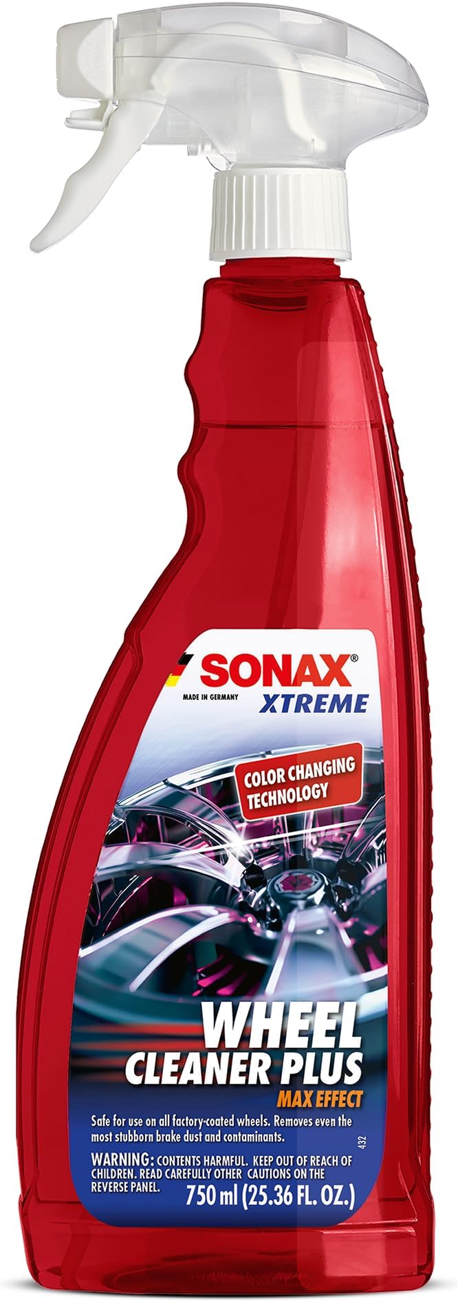 Wheel Cleaner PLUS, Non-Acid Brake Dust Wheel Cleaner, 750 ml