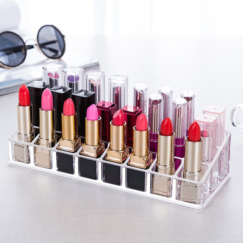 口紅収納 リップ収納ケース 口紅スタンド ホルダー リップグロス Amazon｜口紅収納 リップ収納ケース 口紅スタンド ホルダー リップ
