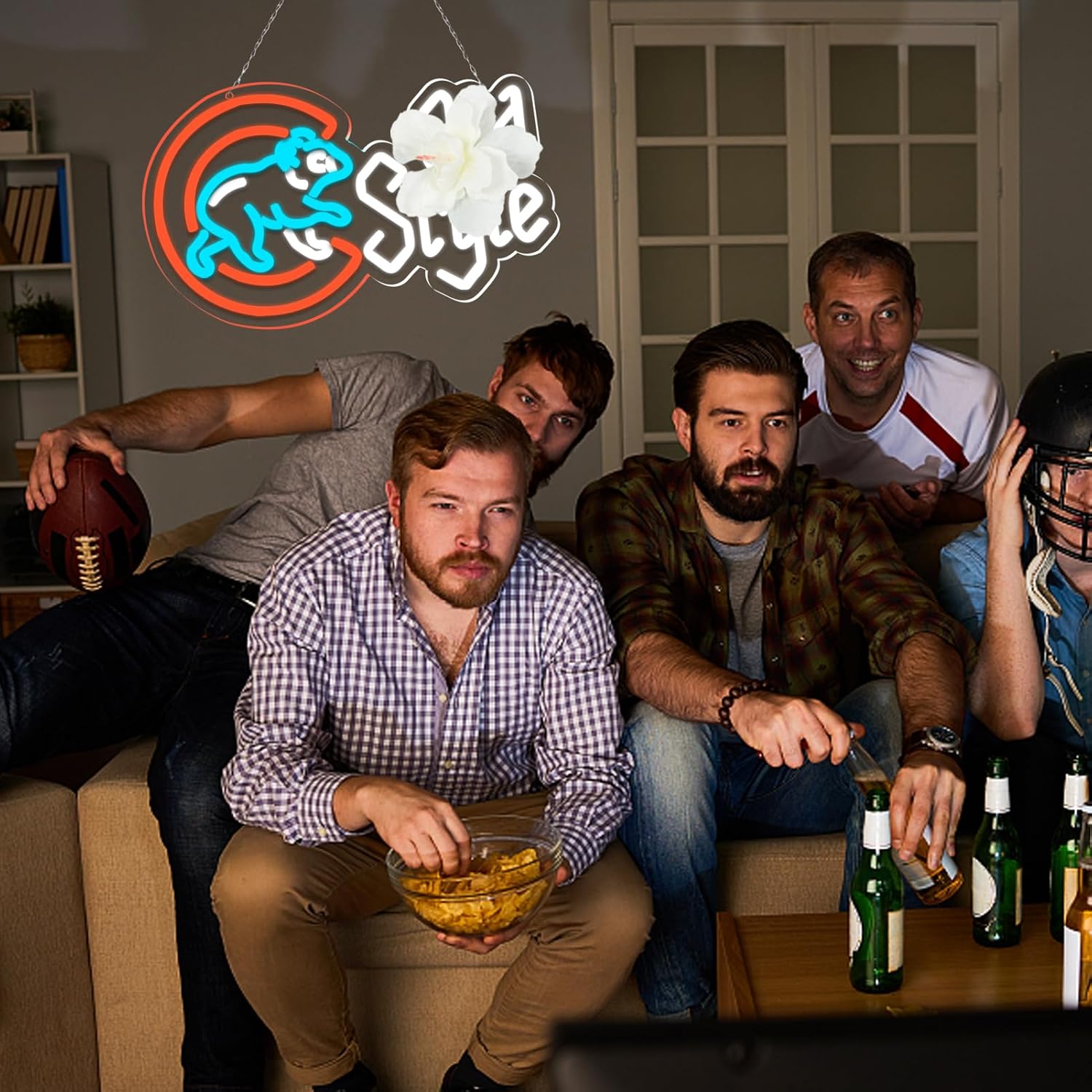 Baseball team Old Style Walking Bear Neon Sign Light Gift Neon Lamp for Wall LED Bedroom Man Cave Hanging Decor Gift for Fans Teens - Image 6