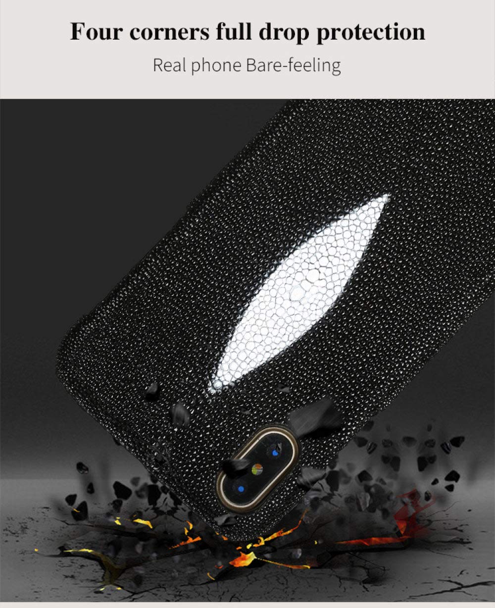 Custodia in pelle per iPhone 17 Pro Max, pelle Litschi, custodia a portafoglio con slot per