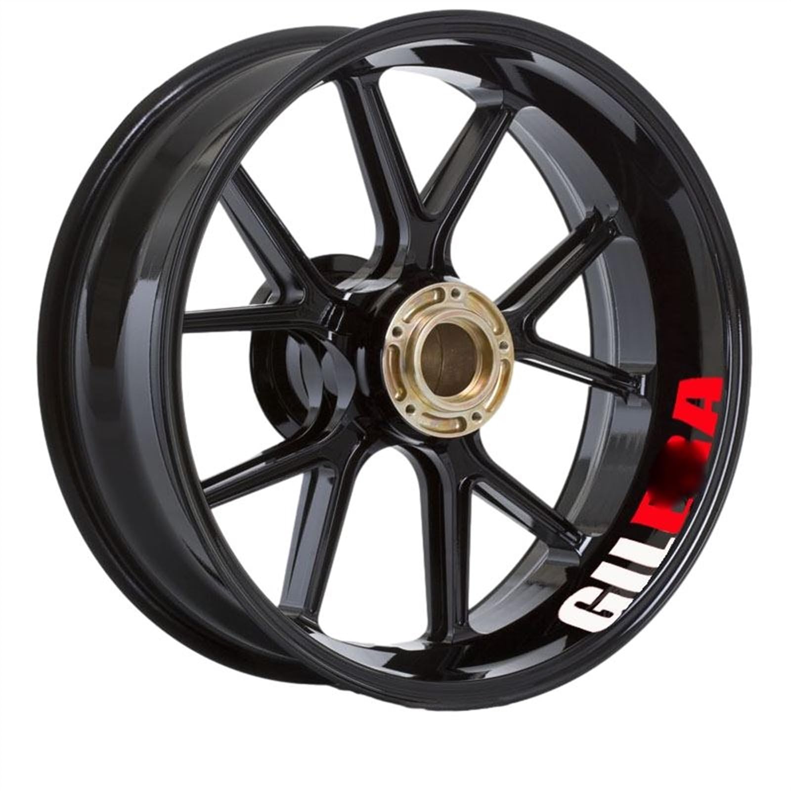 Frynuzb A3 Applique Motorcycle Wheel Sticker Stripe Reflective Rim For Gilera For Runner(A3)