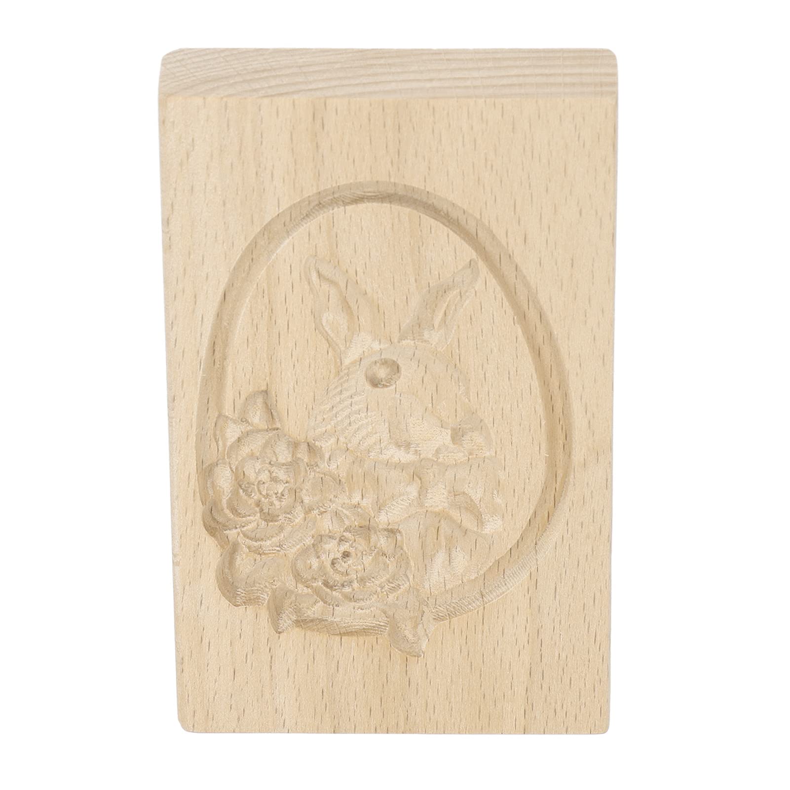 Keksausstecher, Keksformen aus Holz, Kekse, Keksstempel, Holzplätzchen, leicht zu lösen, wiederverwendbar, waschbar, geschnitzter Keks-Pressstempel for die Küche Hause