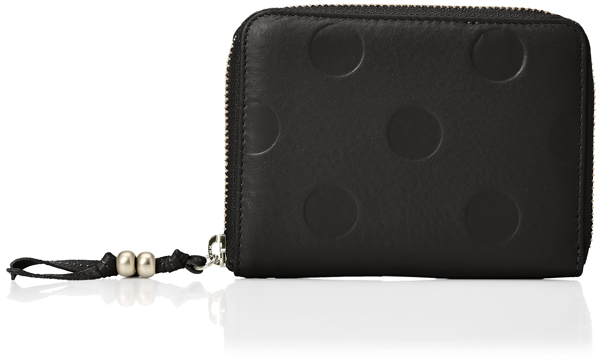 Amazon | ドット型押しラウンドパームフィット財布 | Perche(ペルケ