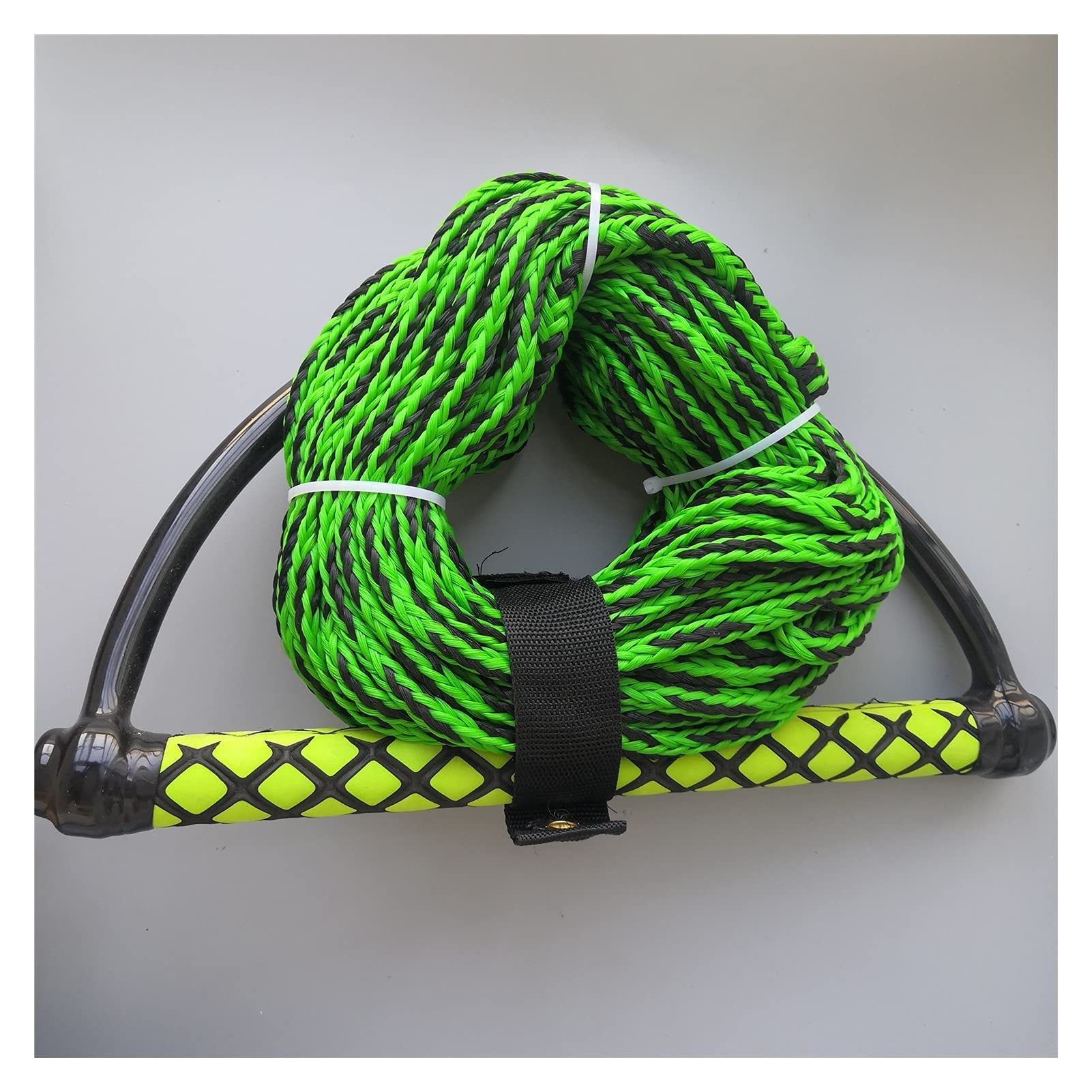 Surf Leine Wasserski Wakeboard-Leine 15-Zoll-Knieboard-Seil zum Bootfahren 3-Sektion Waterski Wassersport Seil-Floating-Griff SUP Leash. (Color : Yellow)
