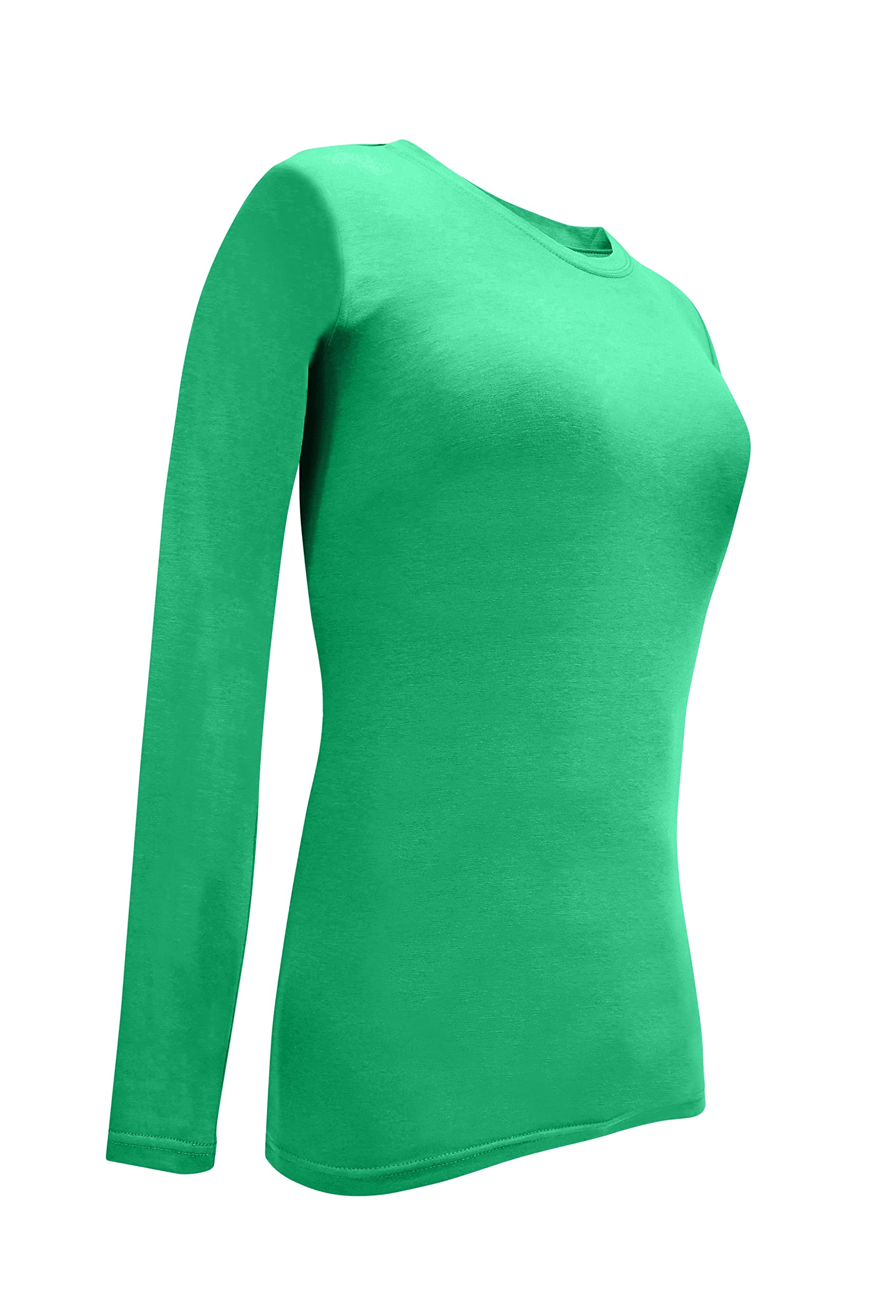 Natural Uniforms Damen Under Scrub Tee Crew Neck Langarm T-Shirt - 5er Pack