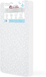 Dream On Me Breathable Little Baby 6 Inch Full Size Firm Foam Crib & Toddler Mattress - GREENGUARD Gold Certified, USA Made