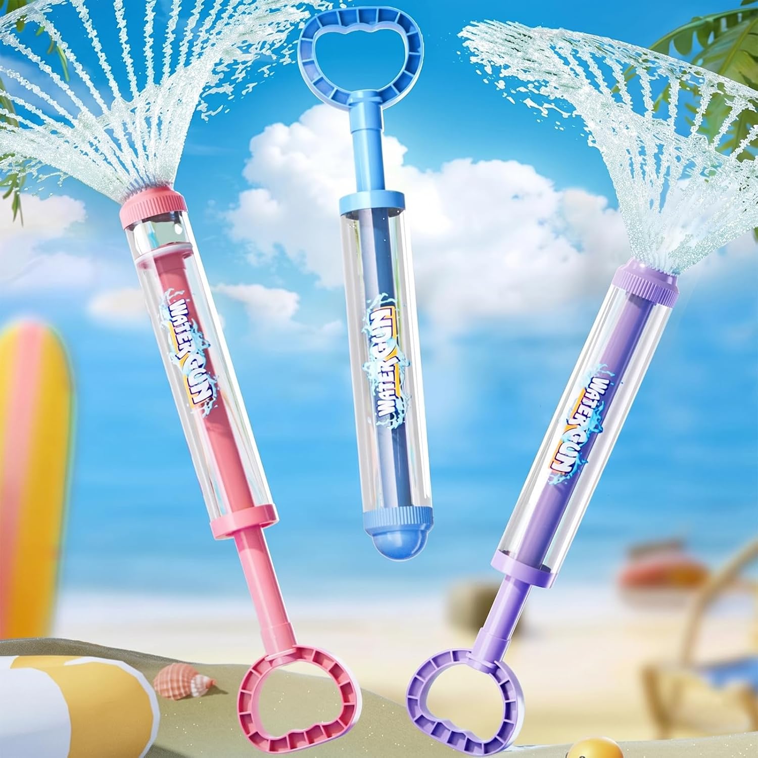 Splashio Fireworks Water Gun - Firework Water Blaster, Fun Spray Accessory for Pool, Beach