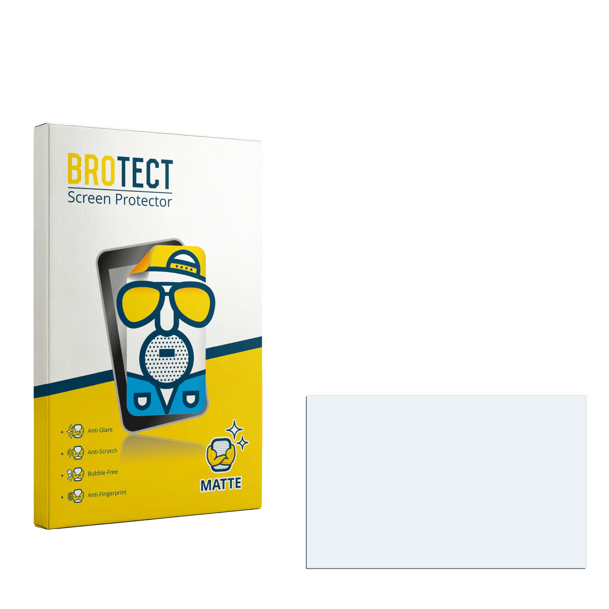 brotect Protection Ecran Mat 16" pour PC à écran tactile 16:10 Anti Reflet