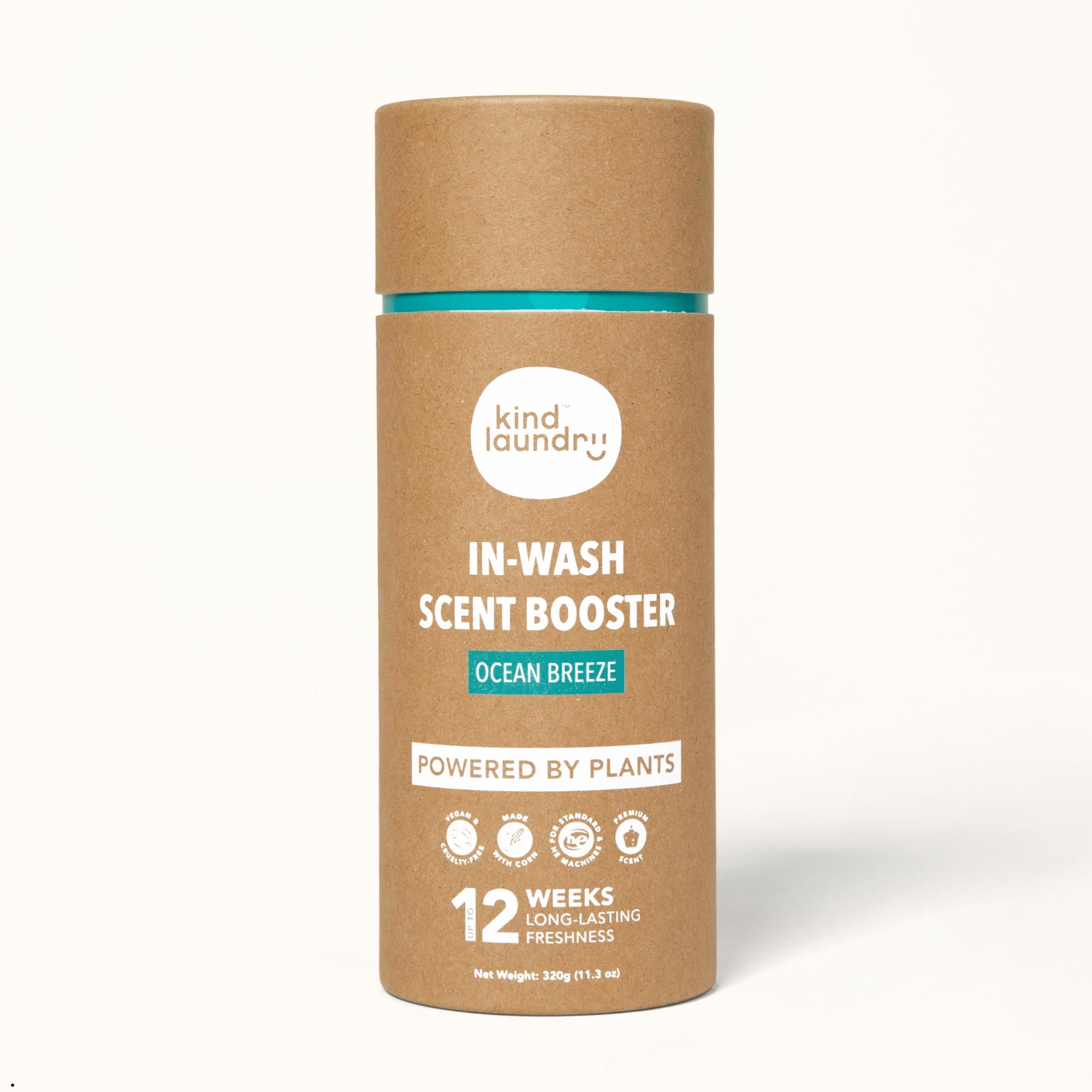 Kind LaundryIn Wash Scent Booster Beads - Ocean Breeze - 12-Week Lasting Fragrance - Natural Laundry Booster Beads & Smell Deodorizer - Environment Friendly Odor Eliminator for Clothes (11Oz)