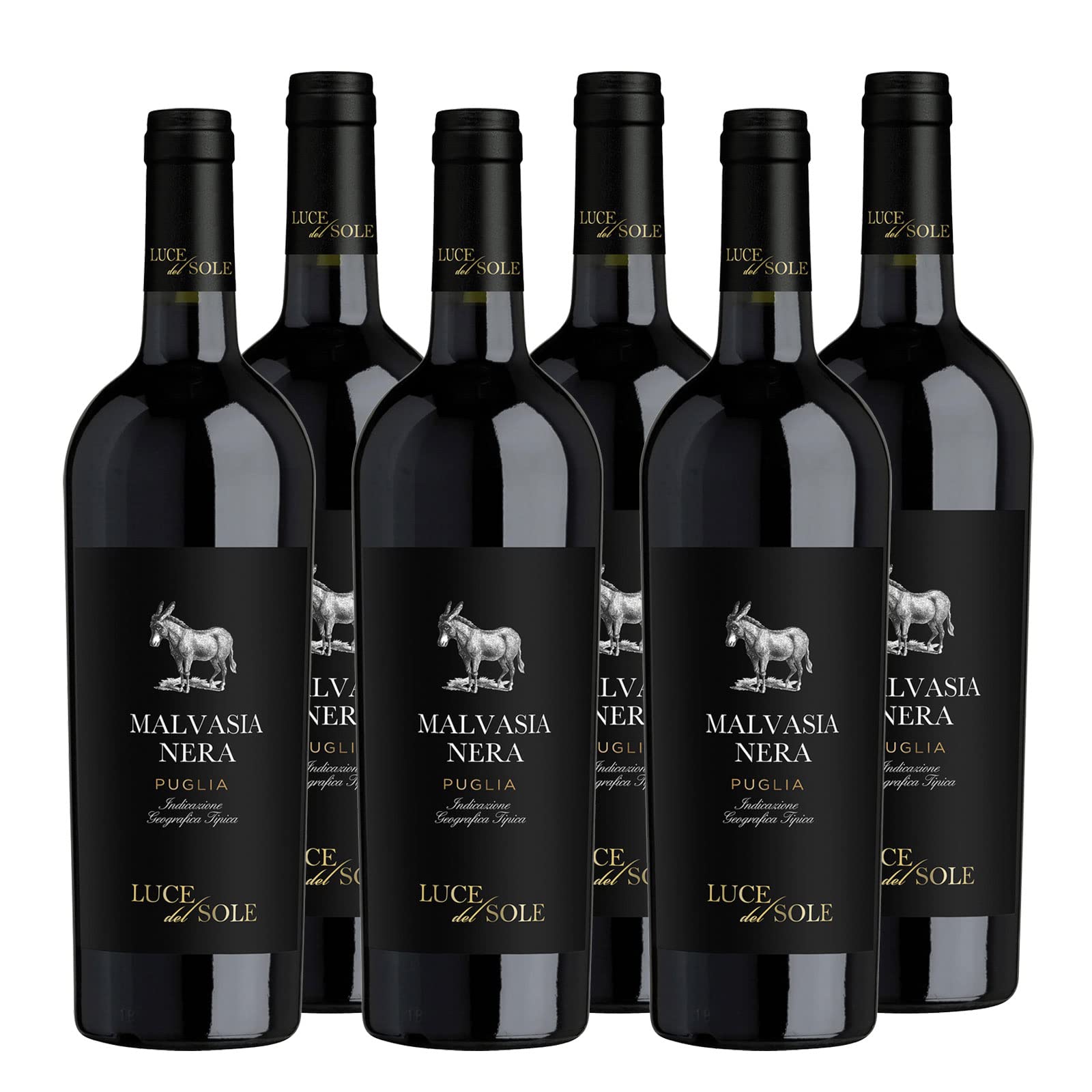 Malvasia Nera Puglia IGT "Luce del Sole" Rotwein Apulien halbtrocken (6 x 0.75l)