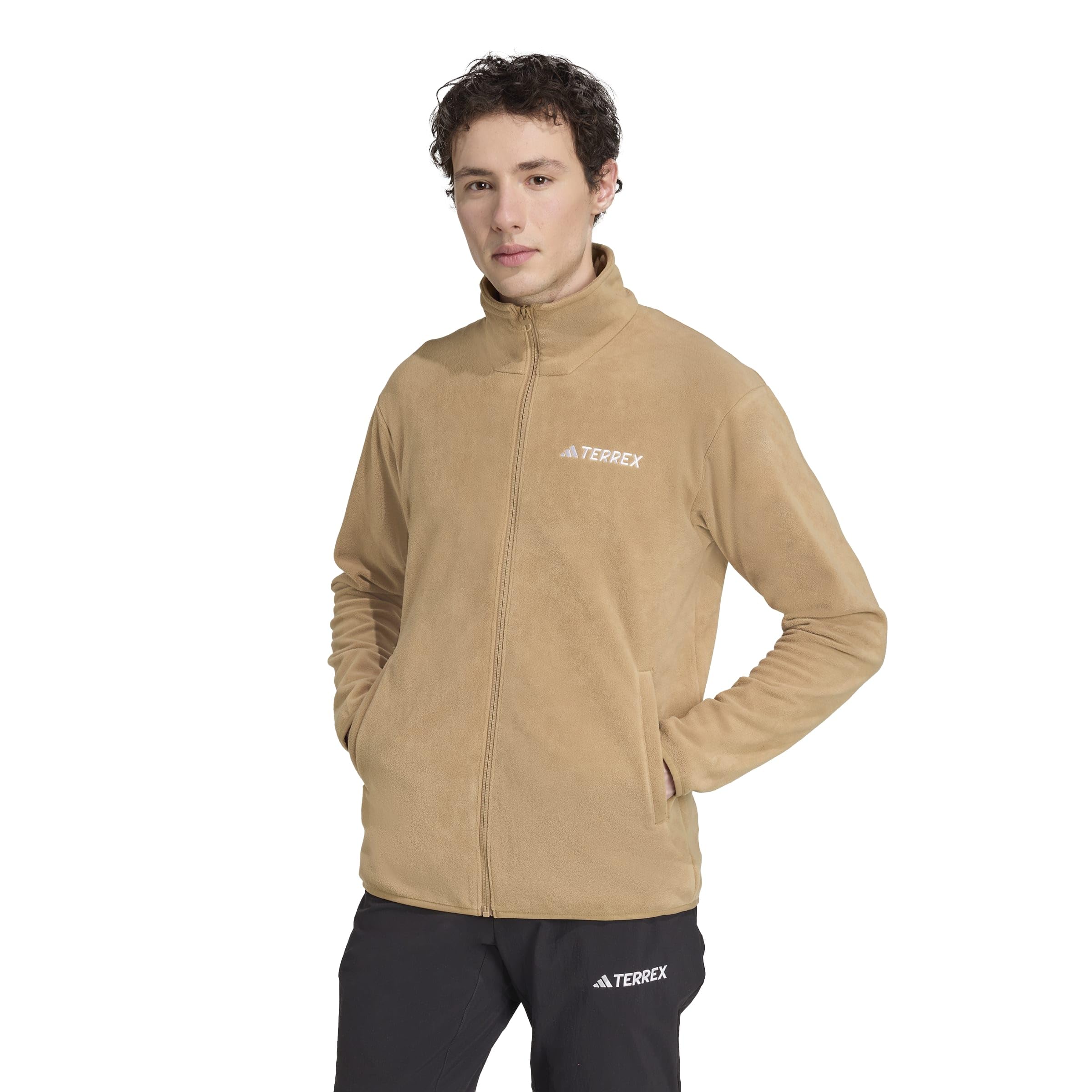 Men's Terrex Multi Essentials Full-zip Fleece Hiking Jacket