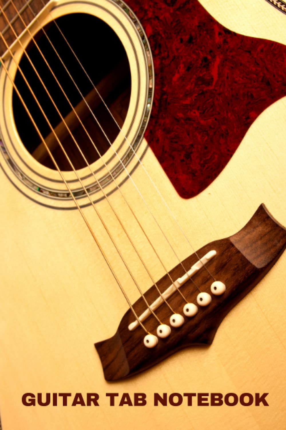 Guitar Notebook (Paperback book) - 124 Pages (Includes Chord Grids, Fretboard Diagram & Notation Legend)