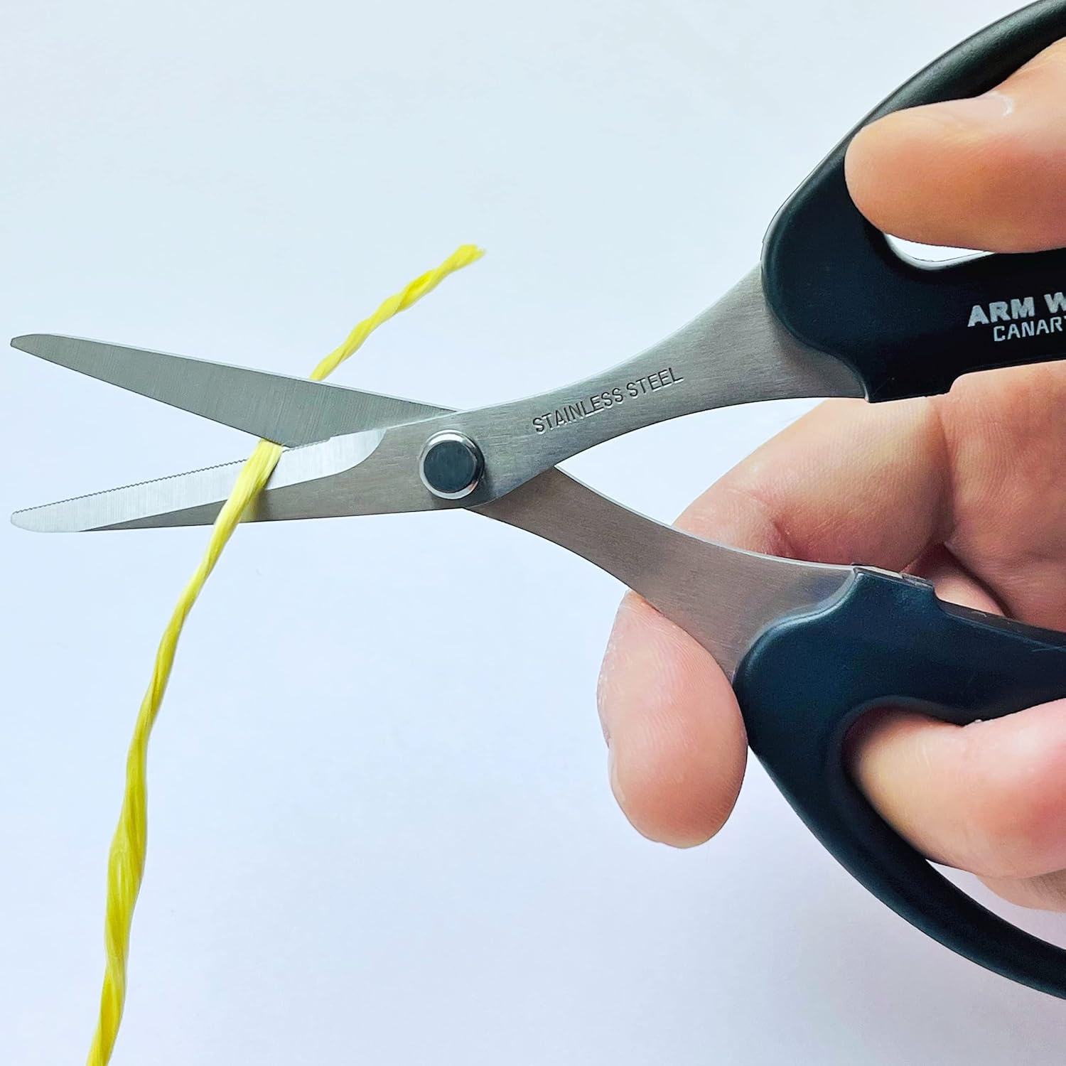 CANARY Kevlar Scissors Fiber Optic Cutter 6.5" Serrated Blade, Japanese Stainless Steel, Made in JAPAN