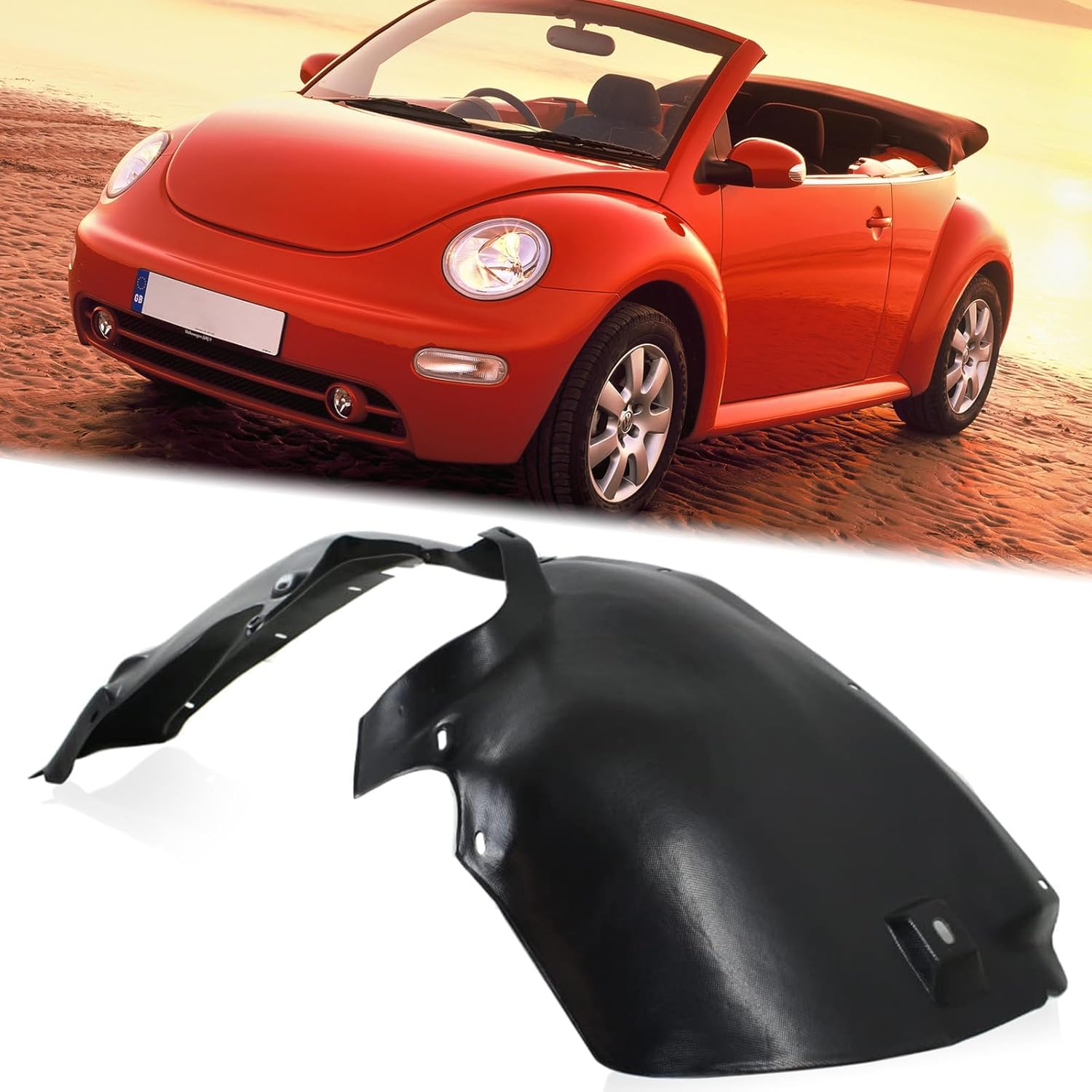 Fender Liner Compatible With Volkswagen Beetle 1998-2005 (Driver Left Side)
