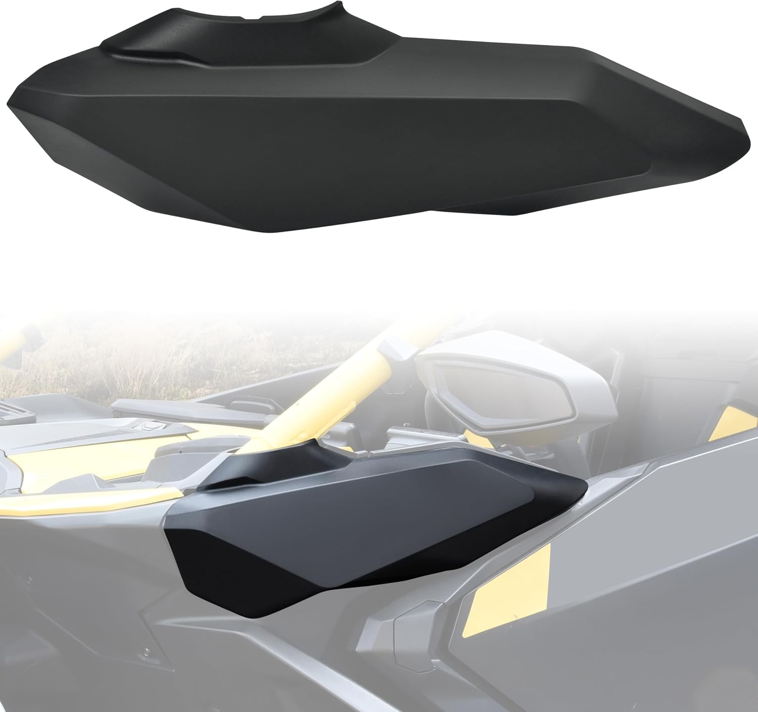 SAUTVS LH Front Cage Panel Side Gas Cap Cover for Can-Am Maverick R MAX X RS 2024+ Models Accessories, Replace #705017027