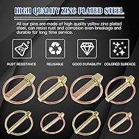 Vista 3 de Glarks Kit surtido de 30 pines de linchamiento de alta resistencia para tractores agrícolas, remolques, camiones, cortacéspedes