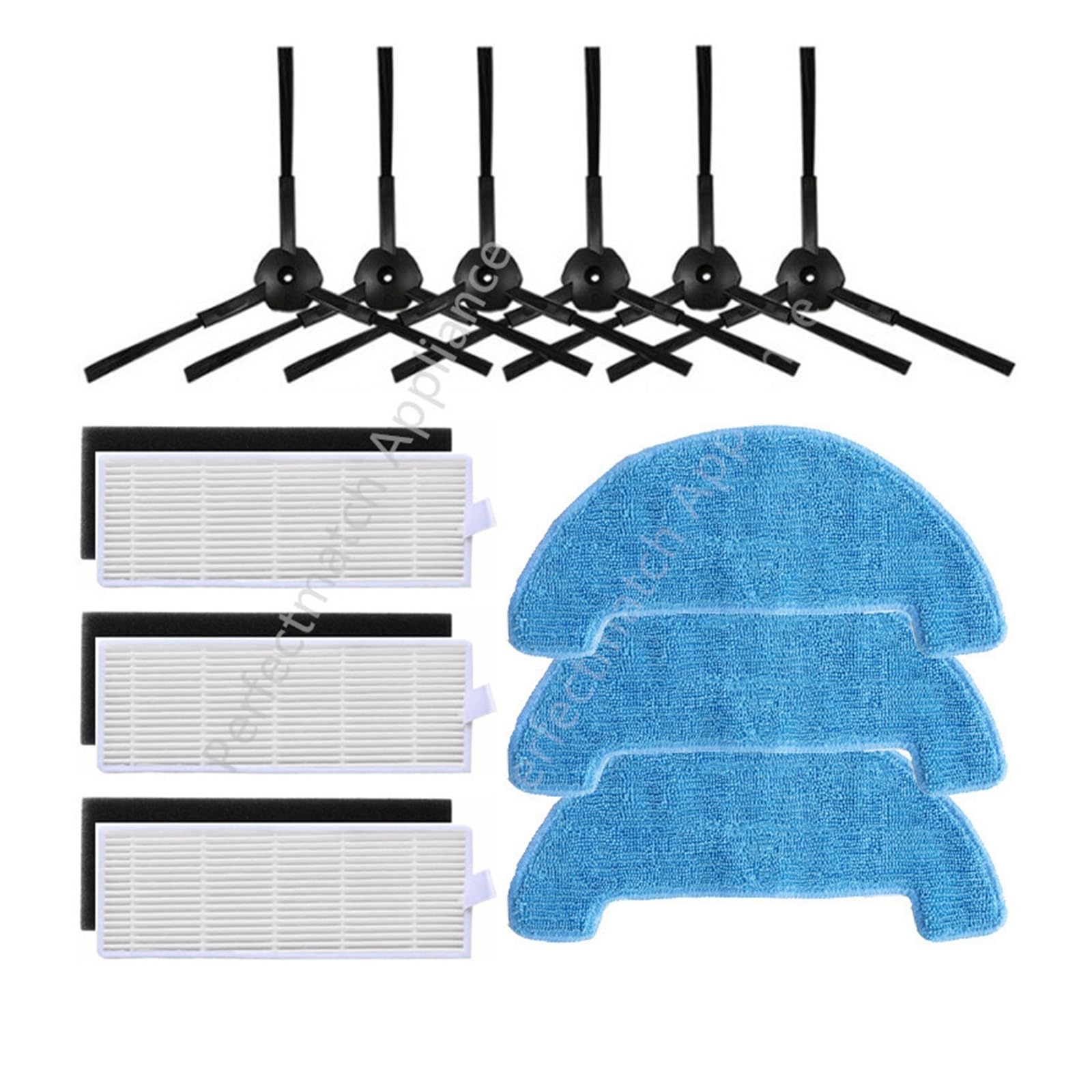 WYYAHUIGMO Robot Side Brush Filter Mop Cloths Rags For X420 Vacuum Cleaner Spare Parts Brushes Cleaning Cloth