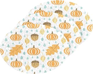 Leaves Acorns and Pumpkins Kitchen Sponges Cleaning Dish Sponges Non-Scratch Scrubber Sponge for Kitchen Bathroom Cars, pack of 3