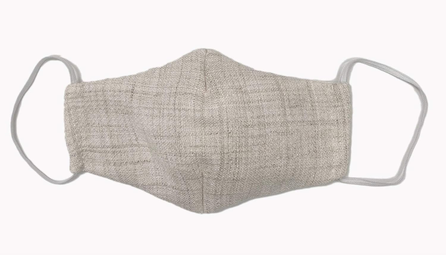Sand Color (Grey) Premium Fabric Face Mask Reusable, Washable, Cotton/Poly/Polypropolene Blend, Double Layer