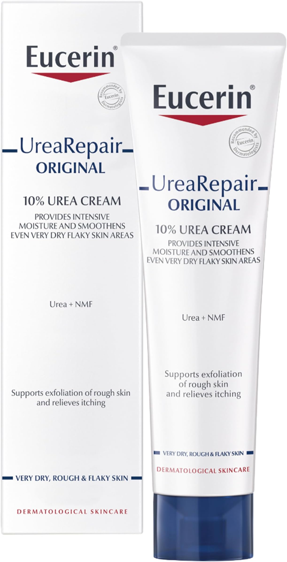 Eucerin Dry Skin Intensive 10% Urea Treatment Cream, Fragrance Free, 100 millilitre