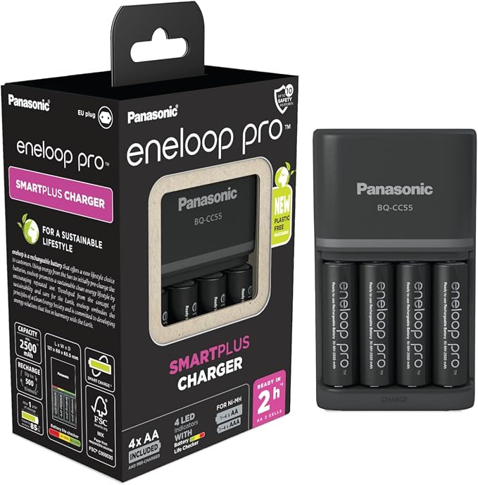 Panasonic Eneloop SmartPlus Charger 1-4 AA/AAA Ni-MH