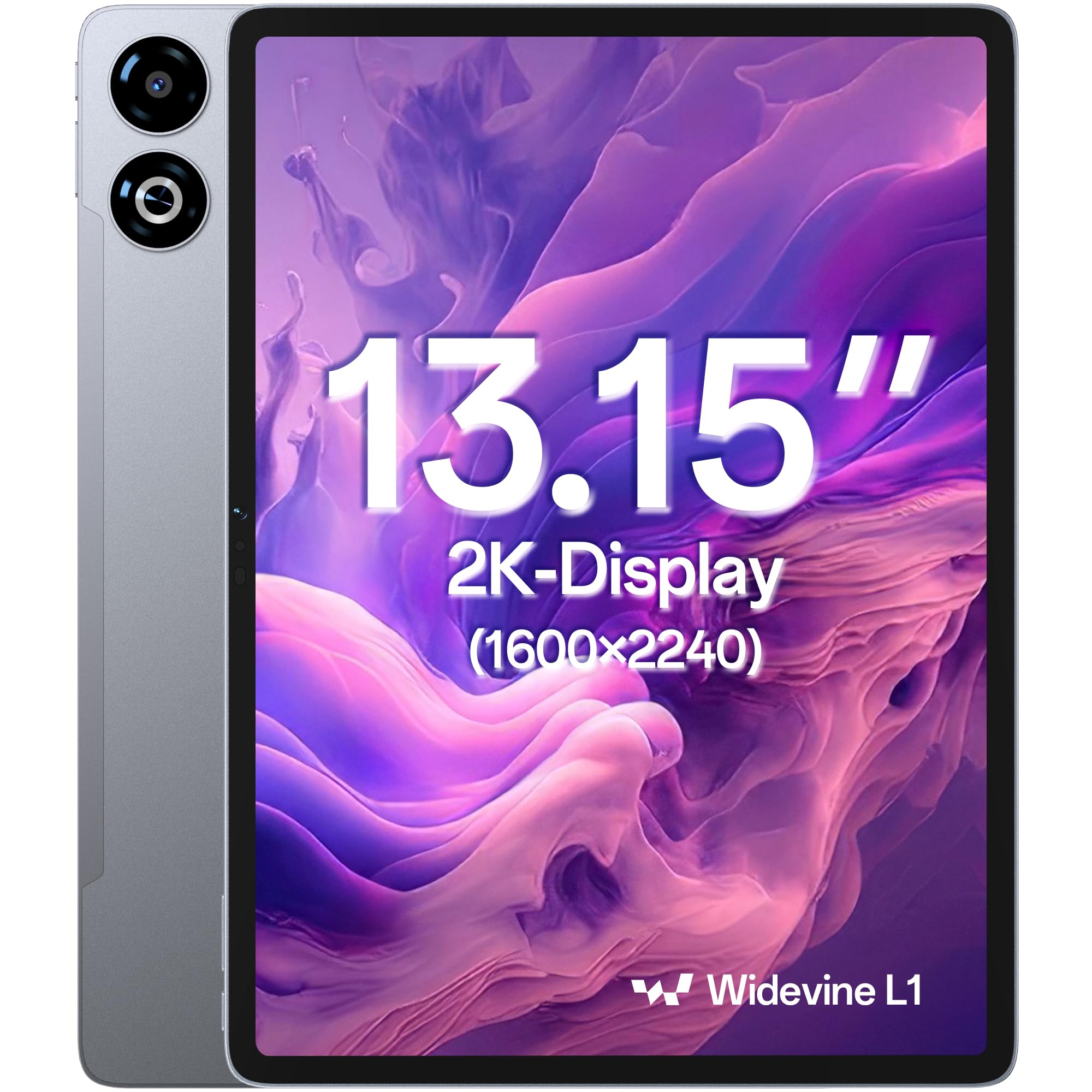 SVITOO Tablet 13 Zoll, Android 16, 4G LTE mit SIM-Slot, 8 GB RAM + 32 GB Erweiterung, 128 GB Speicher, 2K-Display 2240 x 1600, 90 Hz, 11000 mAh, Widevine L1