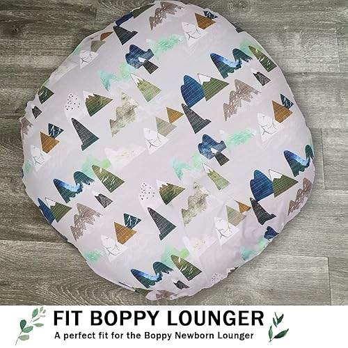 Miniatura 2 de TANOFAR Mountains - Funda de almohada para tumbona para recién nacido, funda para tumbona para niños y niñas, ajuste ceñido, funda extraíble para