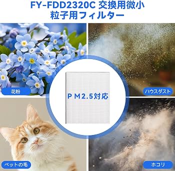 Amazon | FY-FDD2320C 換気扇 フィルター パナソニック対応 交換用微小